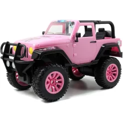 Dickie Toys RC Jeep Wrangler, RC SUV Girlmazing, Ferngesteuertes Auto, RC Auto, Spielzeugauto Mit 2-Kanal-Funkfernsteuerung, 2,4 GHz, Turbo, Inkl. Sticker, Ab 6 Jahren, Metallic Pink Glänzend -Spielzeug Geschäft xdic 251106003 4 1280x1280
