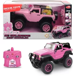 Dickie Toys RC Jeep Wrangler, RC SUV Girlmazing, Ferngesteuertes Auto, RC Auto, Spielzeugauto Mit 2-Kanal-Funkfernsteuerung, 2,4 GHz, Turbo, Inkl. Sticker, Ab 6 Jahren, Metallic Pink Glänzend -Spielzeug Geschäft xdic 251106003 5 1280x1280