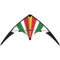 Günther Sportlenkdrachen Lucky Loop 100 Für Anfänger 100x56cm Mit Lenkspulen Und Schnur