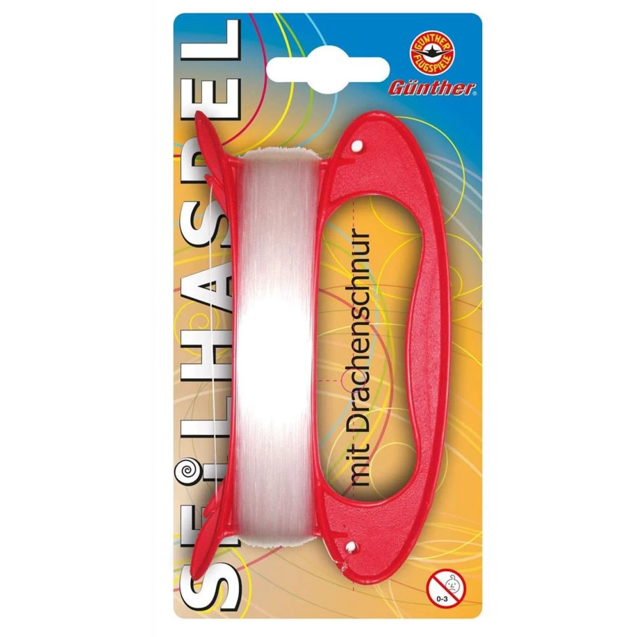 Günther Seilhaspel Mit Drachenschnur Ca. 100 M Reißfestigkeit 6 Kp Zubehör Für Flugdrachen 3 Günther Seilhaspel Mit Drachenschnur Ca. 100 M Reißfestigkeit 6 Kp Zubehör Für Flugdrachen – Bild 3