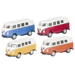 Goki Volkswagen Microbus 1962 Modellauto Maßstab 1:60 Spritzguss Sammler 12er Set