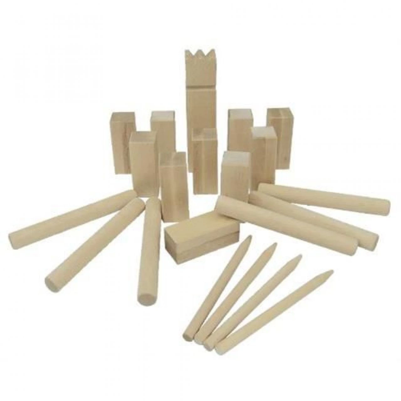 Goki Wikingerspiel Kubb Baumwollbeutel Wurfspiel Spielzeug Holz 2 Goki Wikingerspiel Kubb Baumwollbeutel Wurfspiel Spielzeug Holz – Bild 2