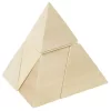 Goki Puzzle, Dreiseitige Pyramide Ab 3 Jahren Holz 5 Teile 7,5x7,5 Cm NEU