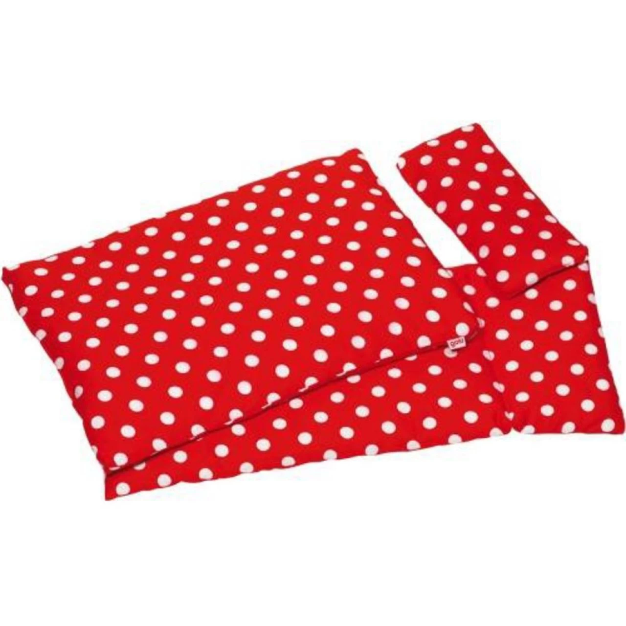 Goki Puppenbettzeug Pünktchen 1er Set, Rot Mit Weißen Punkten, 3-teilig 1 Goki Puppenbettzeug Pünktchen 1er Set, Rot Mit Weißen Punkten, 3-teilig