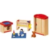 Goki Puppenmöbel Kinderzimmer 1er Set, 12 Teile Aus Holz Gefertigt, NEU & OVP