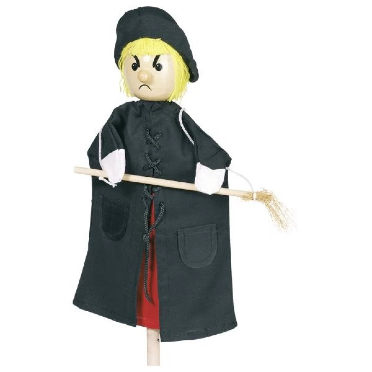 Goki Handpuppe Hexe Mit Holzstab Puppentheater Spielpuppe Rollenspiel Kinderpuppe Spielzeug 2 Goki Handpuppe Hexe Mit Holzstab Puppentheater Spielpuppe Rollenspiel Kinderpuppe Spielzeug – Bild 2