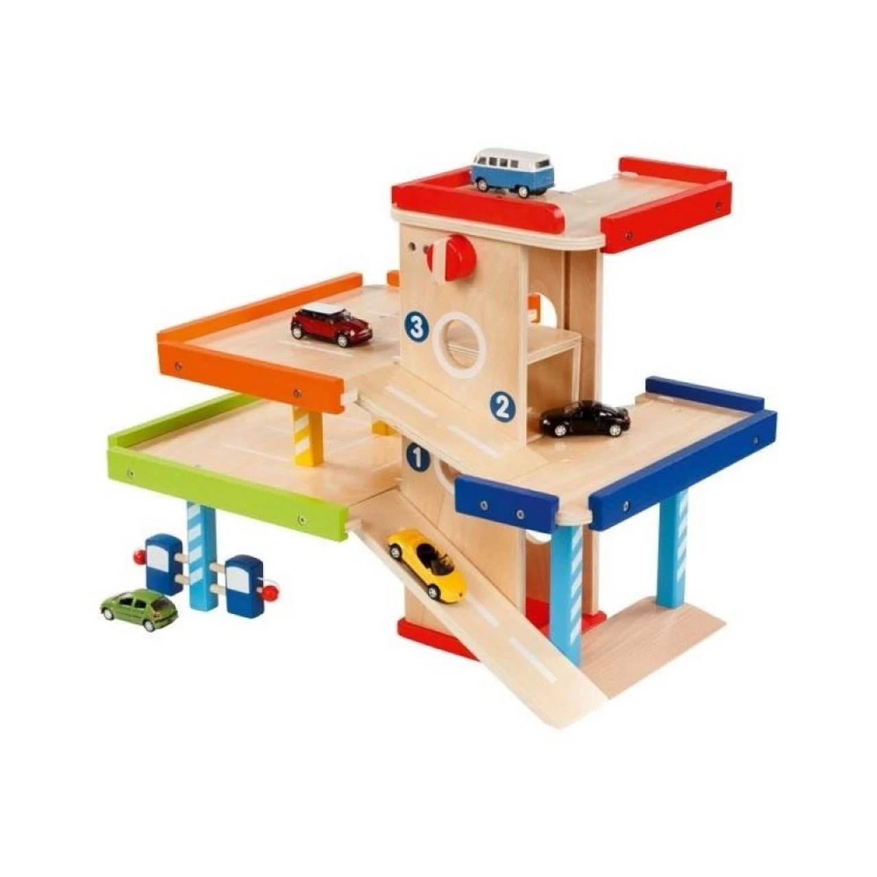 Goki Parkhaus Aus Holz 51,9 X 31,4 X 38,5 Cm Tanksäulen Waschanlage Holzspielzeug 1 Goki Parkhaus Aus Holz 51,9 X 31,4 X 38,5 Cm Tanksäulen Waschanlage Holzspielzeug