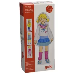 Goki Anziehpuppe Ankleidepuppe Puppen Kleidung Magnetisch Mädchen Spiel