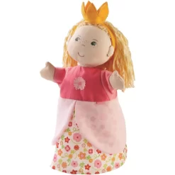 Haba 2179 - Handpuppe Prinzessin Handfigur, Spielpuppe Spielzeug Marionette