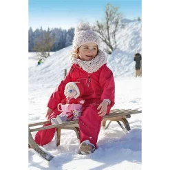 Haba Puppen-Fahrradsitz Blumenwiese Rosa Puppensitz Mit Klettverschluss Für Fahrrad Und Schlitten -Spielzeug Geschäft xhab 304109 6 1280x1280