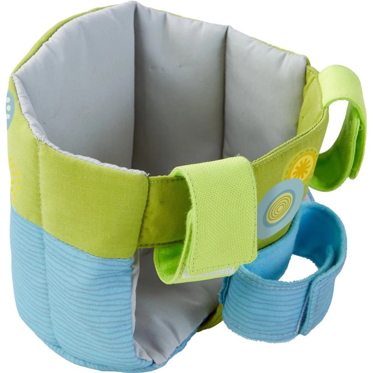 Haba Puppen-Fahrradsitz Sommerwiese Grün Blau Puppensitz Mit Klettverschluss Für Fahrrad Und Schlitten 2 Haba Puppen-Fahrradsitz Sommerwiese Grün Blau Puppensitz Mit Klettverschluss Für Fahrrad Und Schlitten – Bild 2