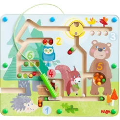 Haba 306624 - Magnetspiel Waldfreunde Tiere, Pädagogisches Holzspielzeug Für Kinder Ab 2 Jahren, Schult Die Logik Und Feinmotorik