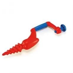 Hape E8180 Sandbohrer Rot Sandspielzeug Strandspielzeug Sandkastenspielzeug Bohrer Lochbohrer