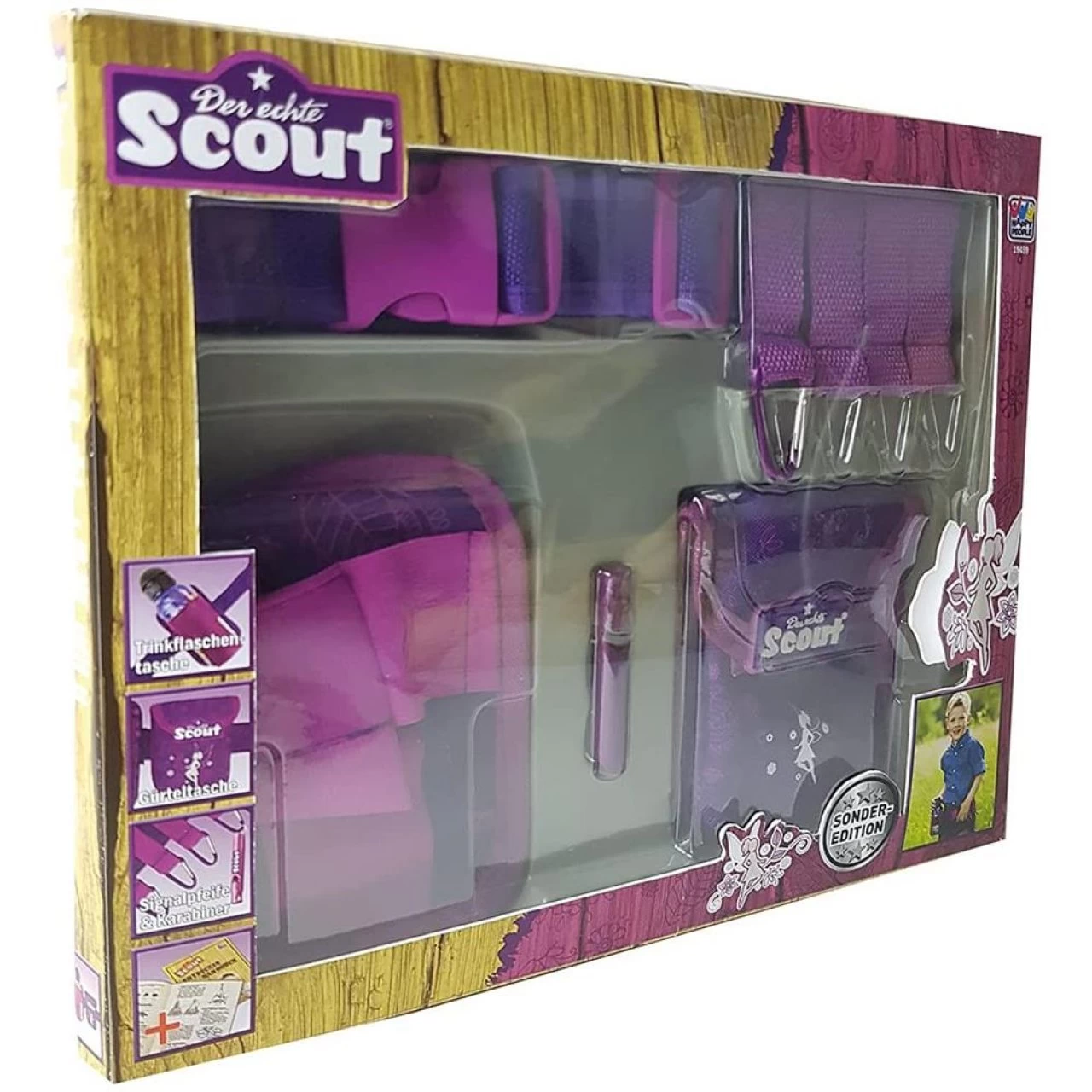 Happy People Scout Abenteuergürtel Fee Neopren Pink Mit Pfeife Karabiner Flaschenhalter Gürteltasche 5 Happy People Scout Abenteuergürtel Fee Neopren Pink Mit Pfeife Karabiner Flaschenhalter Gürteltasche – Bild 5