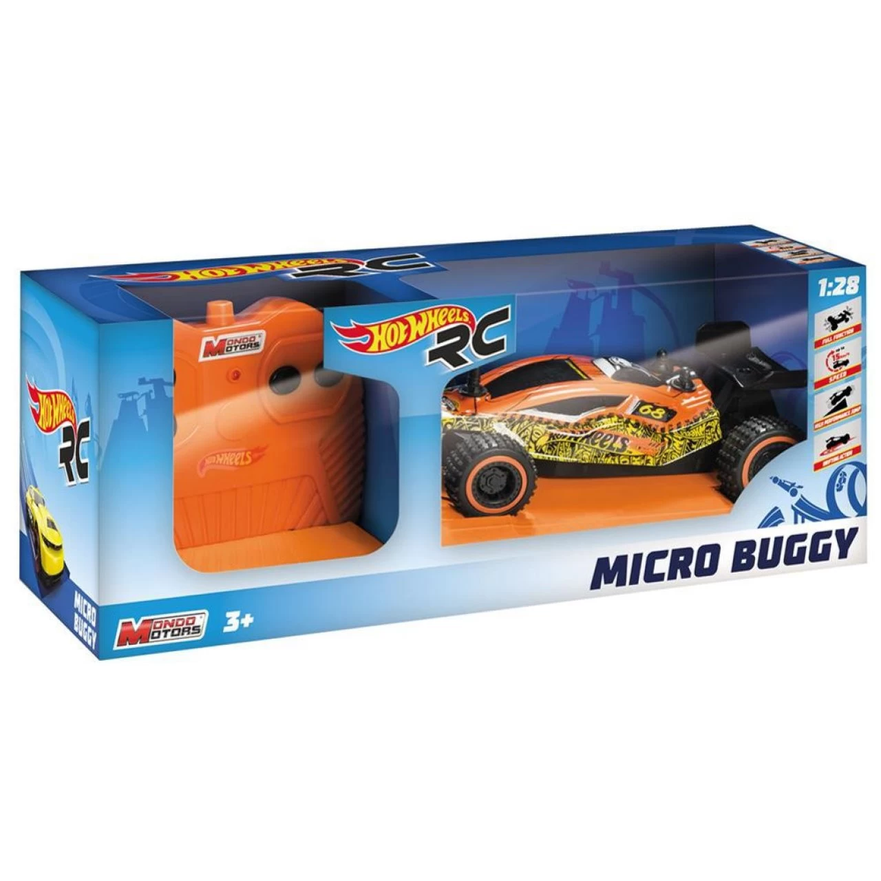 Happy People Hot Wheels RC Micro Buggy 1:28 27/40 MHz | 1 Stück Zufällig 5 Happy People Hot Wheels RC Micro Buggy 1:28 27/40 MHz | 1 Stück Zufällig – Bild 5