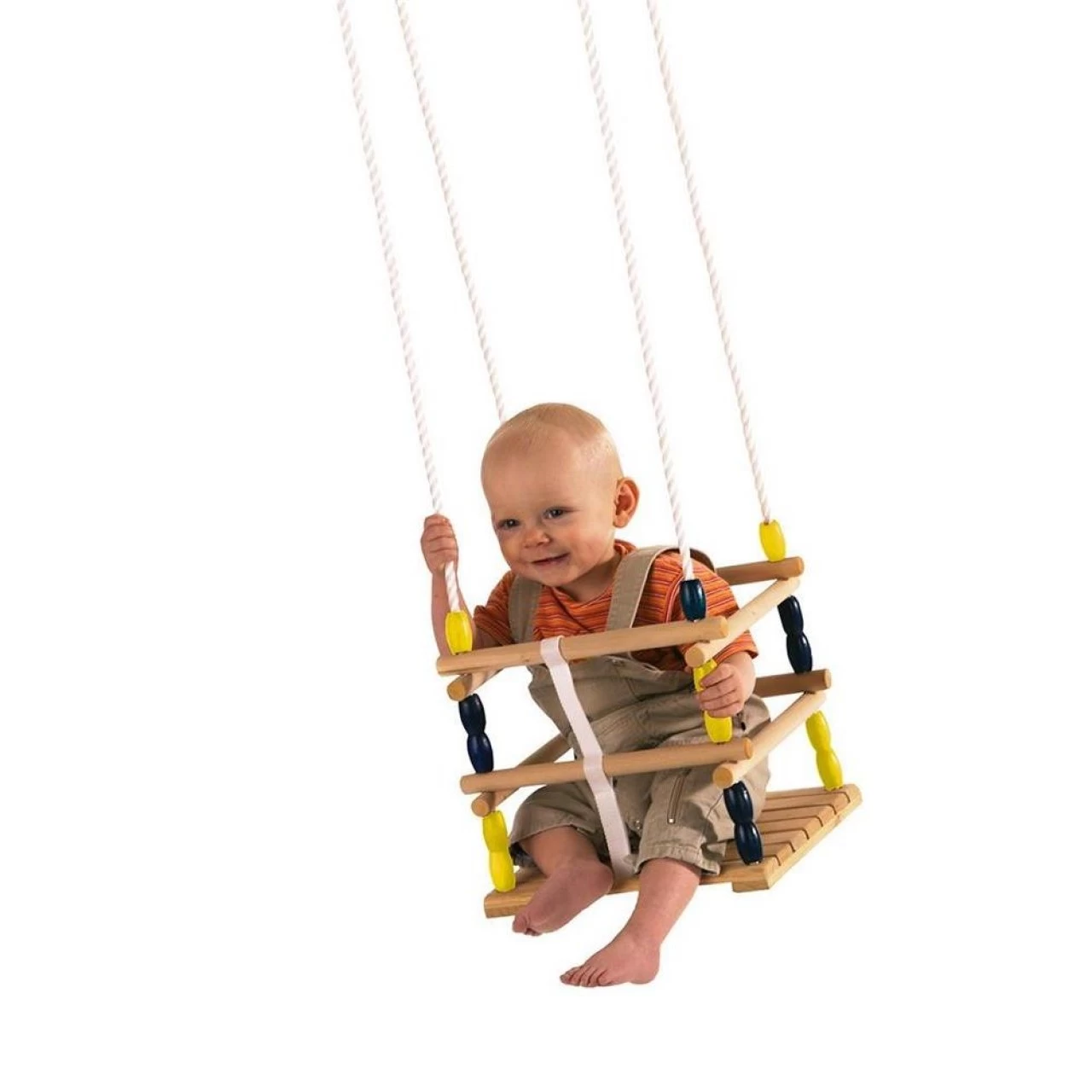 Happy People 73210 - Gitterschaukel Für Kleinkindschaukel Holzschaukel Für Kleinkinder 2 Happy People 73210 - Gitterschaukel Für Kleinkindschaukel Holzschaukel Für Kleinkinder – Bild 2