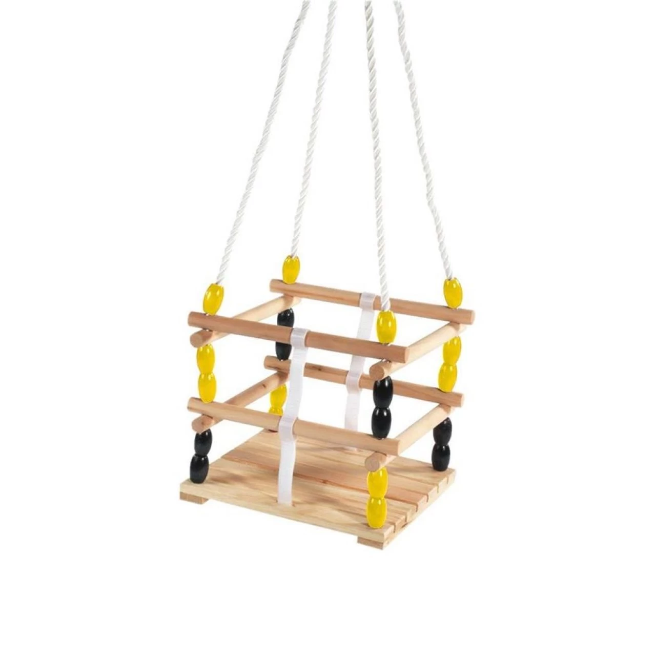 Happy People 73210 - Gitterschaukel Für Kleinkindschaukel Holzschaukel Für Kleinkinder 3 Happy People 73210 - Gitterschaukel Für Kleinkindschaukel Holzschaukel Für Kleinkinder – Bild 3