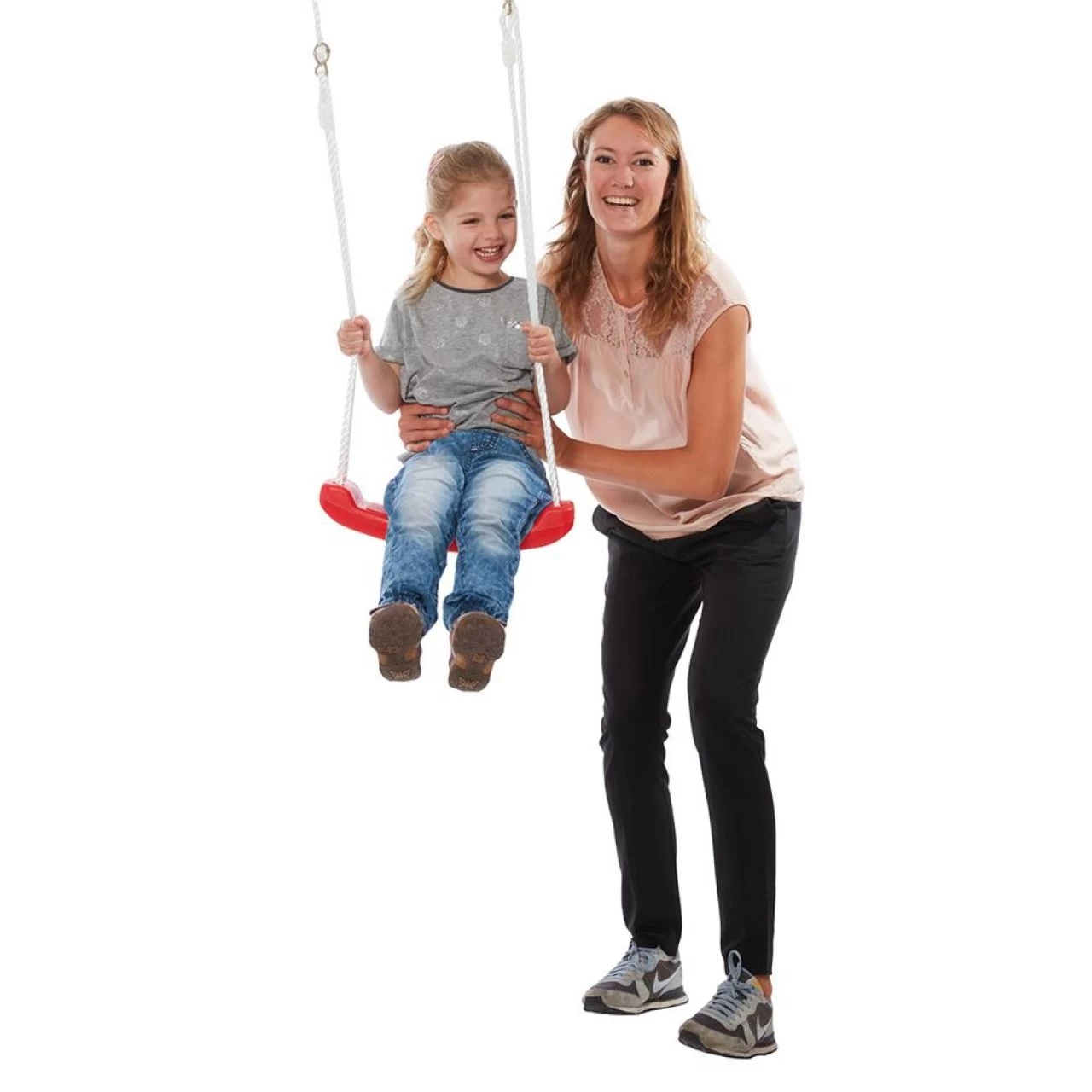 Happy People 73220 - Kunststoff-Schaukel Rot Bis Zu 180 Cm Verstellbar Kinderschaukel Tragkraft Bis 60 Kg 3 Happy People 73220 - Kunststoff-Schaukel Rot Bis Zu 180 Cm Verstellbar Kinderschaukel Tragkraft Bis 60 Kg – Bild 3