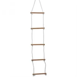 Happy People 73228 - Kinder-Strickleiter Braun 200 Cm Lang Gartenschaukel Kinderschaukel