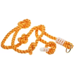 Happy People 73229 - Klettertau 190 Cm Mit 4 Vorgefertigten Knoten Kletterseil Orange
