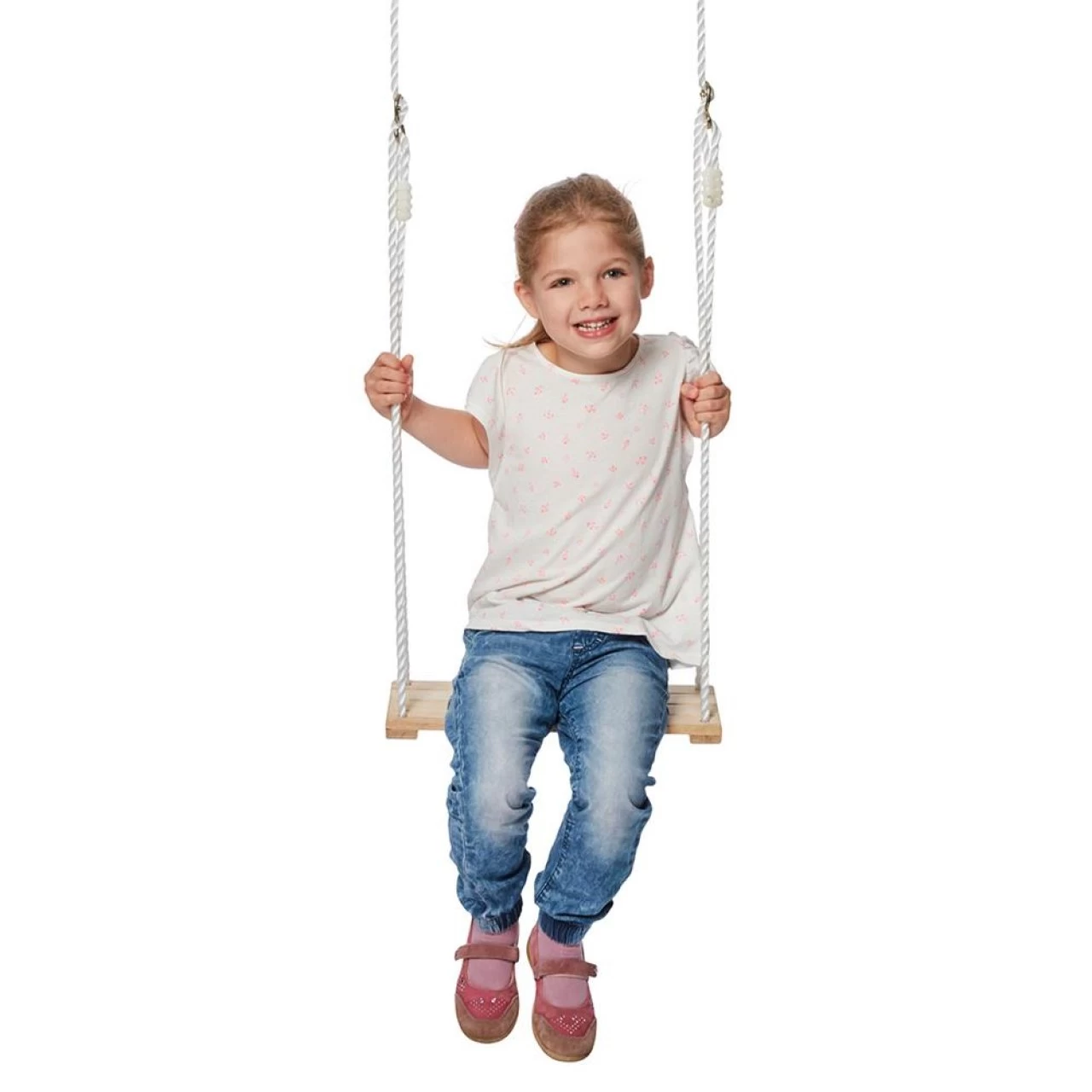 Happy People 73230 - Brettschaukel Aus Holz 40x7 Cm NEU 2 Happy People 73230 - Brettschaukel Aus Holz 40x7 Cm NEU – Bild 2