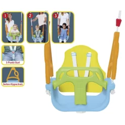 Happy People 73302 - 3in1 Babyschaukel Joylissimo Kunststoff Bunt 3-Punkt-Gurt Kippschutz Höhenverstellbar -Spielzeug Geschäft xhap 73302 4 1280x1280