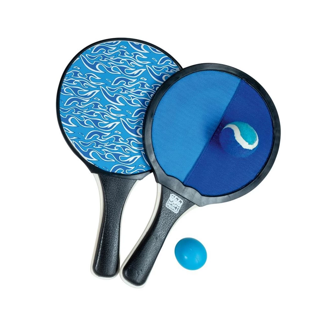 Happy People 74050 - Beach-Klettballspiel Set Mit 2 Schlägern Und 1 Ball 1 Happy People 74050 - Beach-Klettballspiel Set Mit 2 Schlägern Und 1 Ball