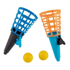 Happy People 74080 - Ballfangspiel 2er-Set Outdoorspielzeug Kindergeburtstag