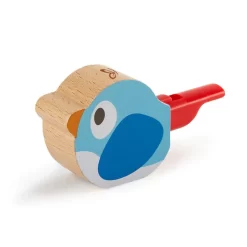 Hape E0473 Blaue Vogellockrufpfeife Vogelstimmen-Pfeife