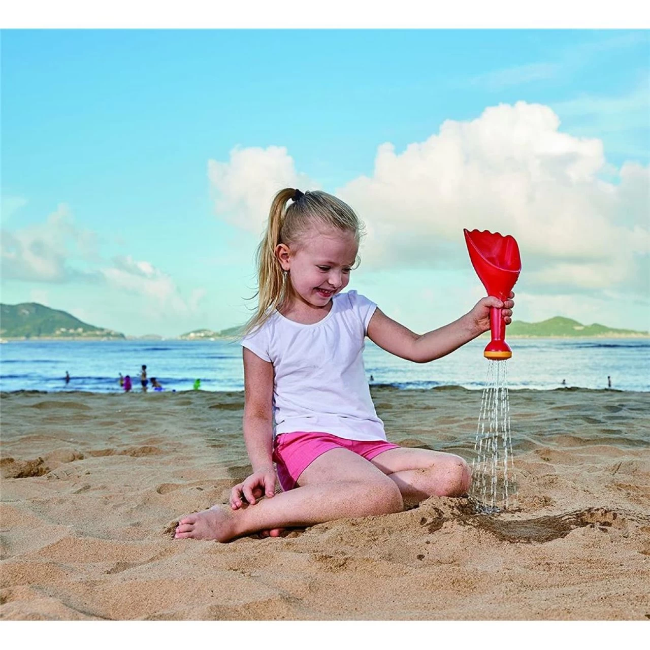 Hape E4049 - Regenschaufel Rot Sandkastenspielzeug Strandspielzeug Sandspielzeug 2 Hape E4049 - Regenschaufel Rot Sandkastenspielzeug Strandspielzeug Sandspielzeug – Bild 2