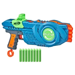 Hasbro Nerf Elite 2.0 Flipshots Flip-8 Blaster Mit 8 Dart-Läufen Für Doppelte Feuerkraft Outdoorspielzeug