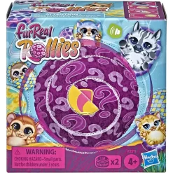Hasbro FurReal Rollies Plüschtier Mit Sound Zum Füttern Fellknäuel Kuscheltier | 1 Stück Zufällig