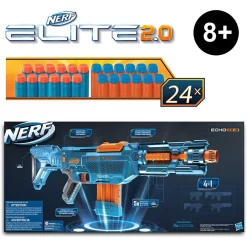 Hasbro Nerf Elite 2.0 Echo CS-10 Blaster 24 Nerf Darts 10-Dart Clip-Magazin Abnehmbare Schulterstütze Und Laufverlängerung -Spielzeug Geschäft xhas 5010993729173 5 1280x1280