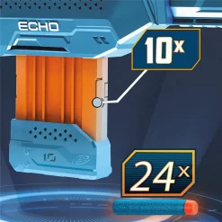 Hasbro Nerf Elite 2.0 Echo CS-10 Blaster 24 Nerf Darts 10-Dart Clip-Magazin Abnehmbare Schulterstütze Und Laufverlängerung -Spielzeug Geschäft xhas 5010993729173 6 1280x1280
