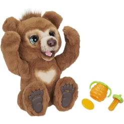 Hasbro E4591EU5 FurReal Friends FurReal Cubby Mein Knuddelbär Interaktives Plüschtier Ab 4 Jahren Braun