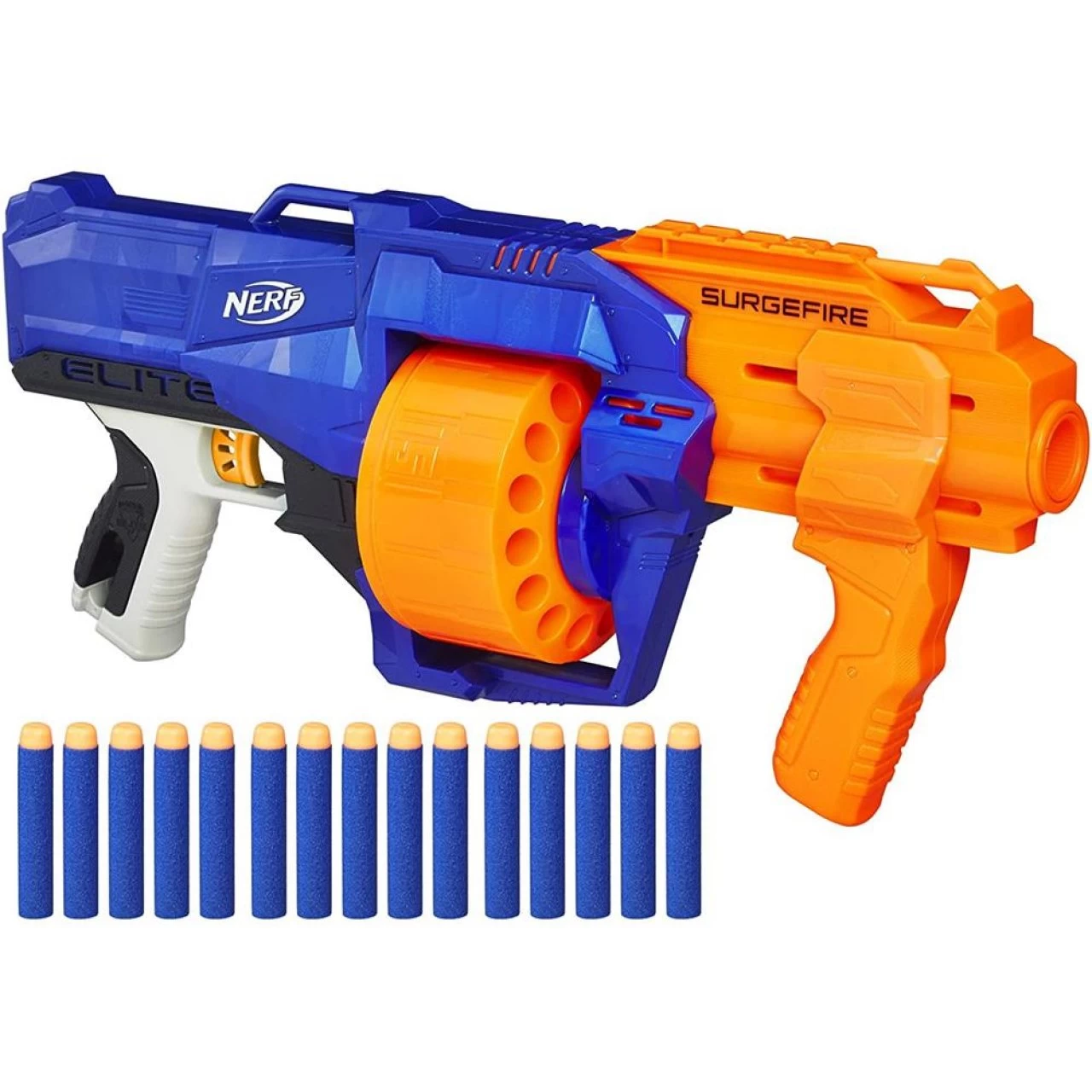 Hasbro Nerf Elite 2.0 Shockwave RD-15 Blaster 30 Nerf Darts 15-Dart Rotationstrommel Schnellfeuer Mit Pump-Action 8 Hasbro Nerf Elite 2.0 Shockwave RD-15 Blaster 30 Nerf Darts 15-Dart Rotationstrommel Schnellfeuer Mit Pump-Action – Bild 8