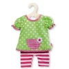 Heless Puppen Leggins Und Shirt 28-33cm, Hängerchen Für Puppen, Puppenkleid, NEU