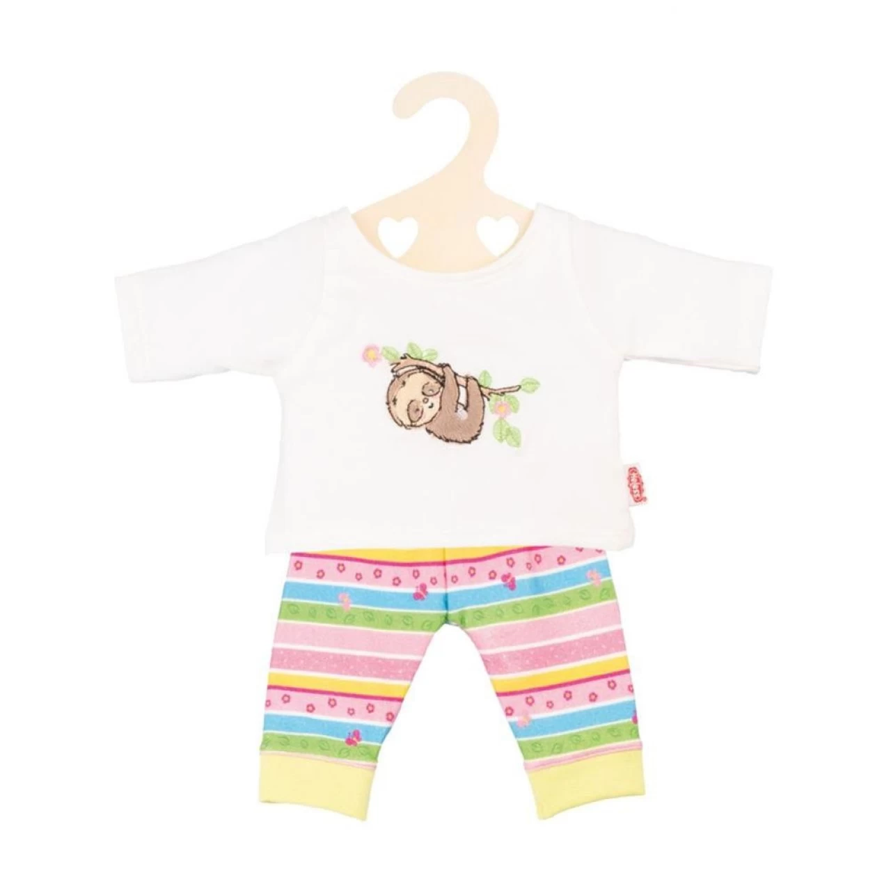 Heless 1965 - Pu-Pyjama "Faultier Flauschi" Gr 28-35cm Puppenbekleidung Puppenhose 1 Heless 1965 - Pu-Pyjama "Faultier Flauschi" Gr 28-35cm Puppenbekleidung Puppenhose