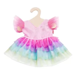 Heless 2520 - Traumhaftes Kleid Regenbogenfee, 35-45cm Puppen-Kleidung Zubehör