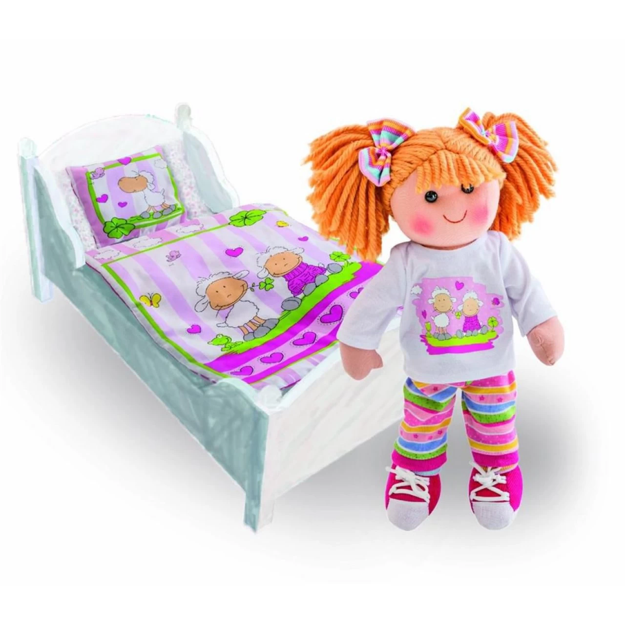 Heless 4000 - Puppenbettdecke, 45 X 35 Cm Mit Kissen 2 Heless 4000 - Puppenbettdecke, 45 X 35 Cm Mit Kissen – Bild 2