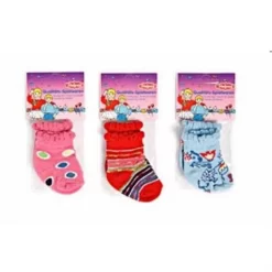 Heless 870 - Söckchen 1 Paar, Bunt Puppen-Kleidung Zubehör Socken Mädchen