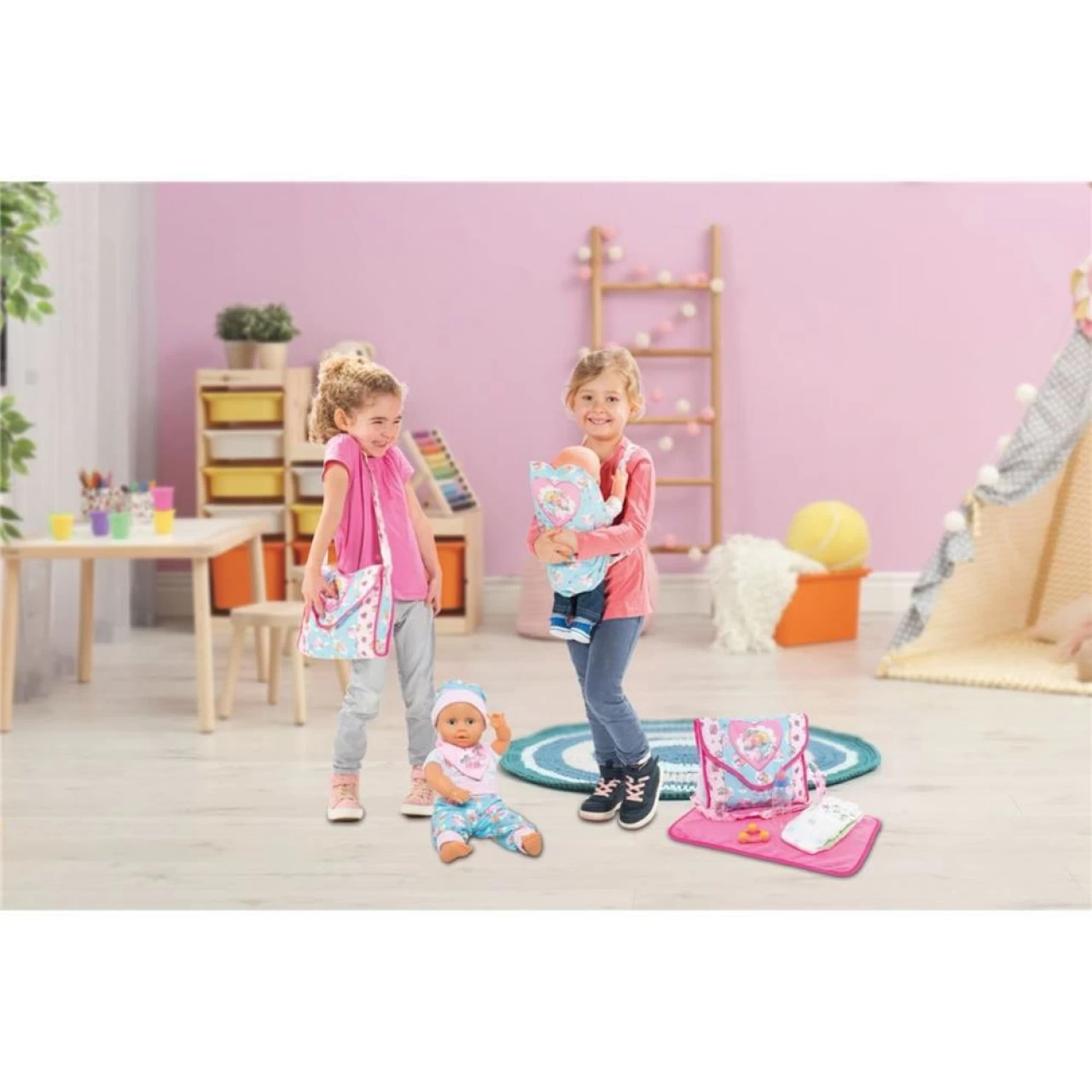 Heless Wickeltasche Einhorn Emil & Fee Emma Und Wickelzubehör Puppenzubehör 5 Heless Wickeltasche Einhorn Emil & Fee Emma Und Wickelzubehör Puppenzubehör – Bild 5