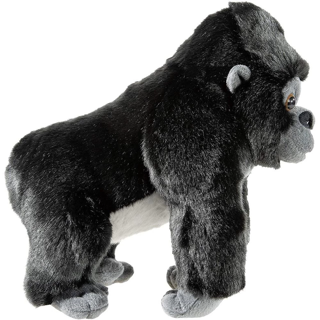 Heunec Plüschtier Gorilla 26cm Schwarz Kuscheltier Stofftier 2 Heunec Plüschtier Gorilla 26cm Schwarz Kuscheltier Stofftier – Bild 2