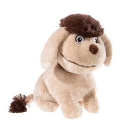 Heunec Kuscheltier Moppi 28 Cm Braun GRS Material Hund Von Sandmännchen Plüschfigur