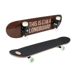 HUDORA Skateboard Harlem ABEC 7 Board Mit Aufdruck Für Jugendliche