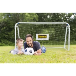Idena Fußballtor Aus Metall Mit Netz Ca. 124 X 96 X 61 Cm Weiß Ideal Für Outdoor Garten Park Strand Halle -Spielzeug Geschäft xide 40099 4 1280x1280