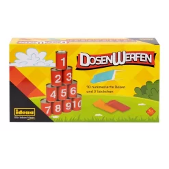 Idena Spiel-Set Dosenwerfen 10 Nummerierte Dosen Und 3 Sandsäckchen Wurfspiel Partyspiel Kindergeburtstag Spiele Für Draußen 6 Idena Spiel-Set Dosenwerfen 10 Nummerierte Dosen Und 3 Sandsäckchen Wurfspiel Partyspiel Kindergeburtstag Spiele Für Draußen -Spielzeug Geschäft xide 40189 2 1280x1280