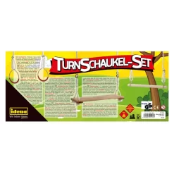 Idena Turnschaukelset Aus Holz Mit Brettschaukel, Trapez Und Ringen, Für Kinder Ab 3 Jahren -Spielzeug Geschäft xide 40193 5 1280x1280