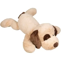 Idena 40210 - Plüschtier XXL Hund In Dunkel- Und Hellbraun, Mit Kuscheligem Fell, Für Kinder Ab 3 Jahren, Ca. 100 Cm