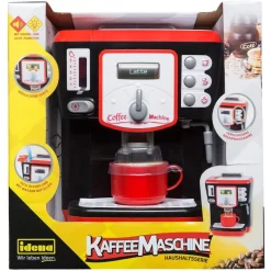 Idena 40453 - Haushaltsserie Kaffeemaschine Mit Verschiedenen Funktionen, Licht- Und Toneffekten, Ca. 15 X 27 X 28 Cm, Für Kinder, Zum Erlernen Praktischer Fertigkeiten In Der Küche, Batteriebetrieben -Spielzeug Geschäft xide 40453 5 1280x1280